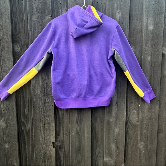 NFL Team Apparel Minnesota Vikings youth hoodie purple gold size youth large - Picture 4 of 9
